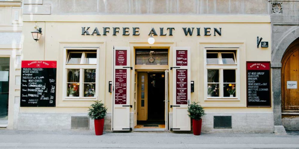 Layout & Grafik für Kaffee Alt Wien