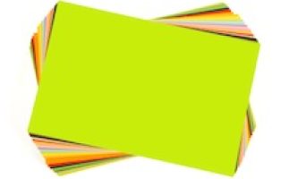 Visitenkarten im Digitaldruck